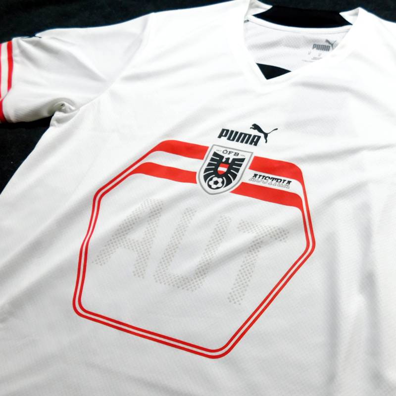 PUMA オーストリア代表　サッカーユニフォーム　XL PUMA オーストリア代表 2022 ユニフォーム ホーム 半袖 レプリカ