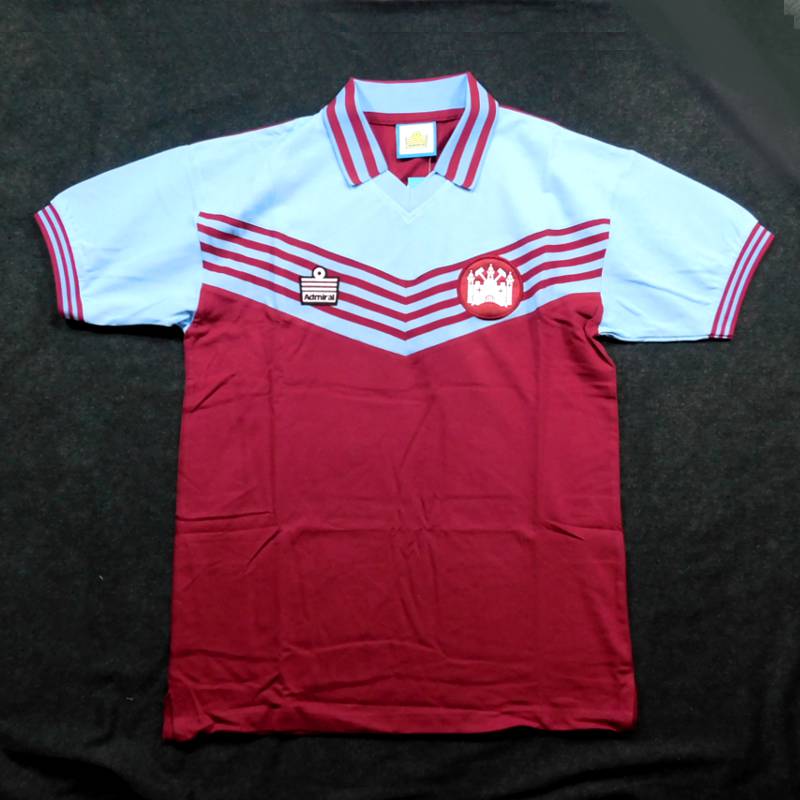 ウェストハム 1980 ホーム 半袖 ユニフォーム admiral 復刻