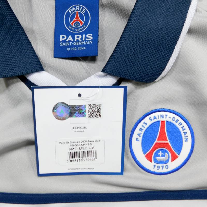 パリサンジェルマン 2000 アウェイ 半袖 ユニフォーム 復刻モデル
