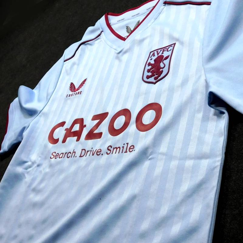 アストンビラ 22 アウェイ 半袖 ジュニアユニフォーム