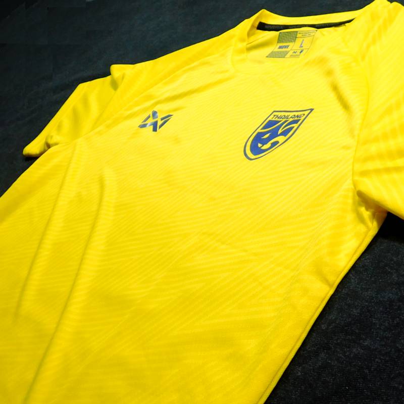 タイ代表 24 サード・YELLOW 半袖 サポーターユニフォーム WARRIX