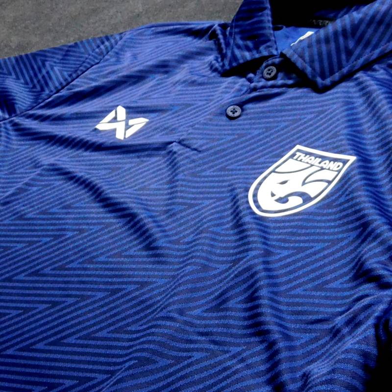 タイ代表 24 ホーム 半袖 サポーターユニフォーム WARRIX/Cheer Polo