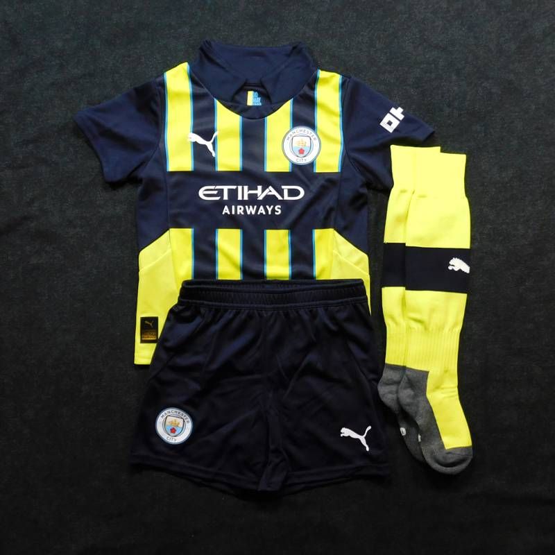 マンチェスターシティ 24 アウェイ 半袖 ミニキット/ジュニア