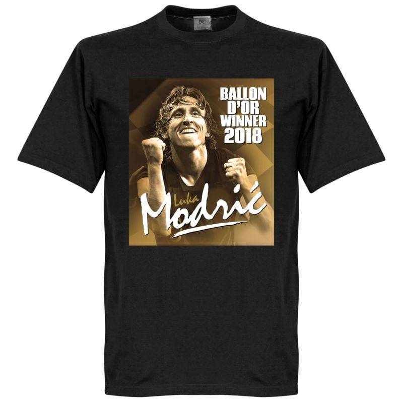 クロアチア代表 モドリッチ BLACK-PNN-4446P Ballon d'Or Winner T