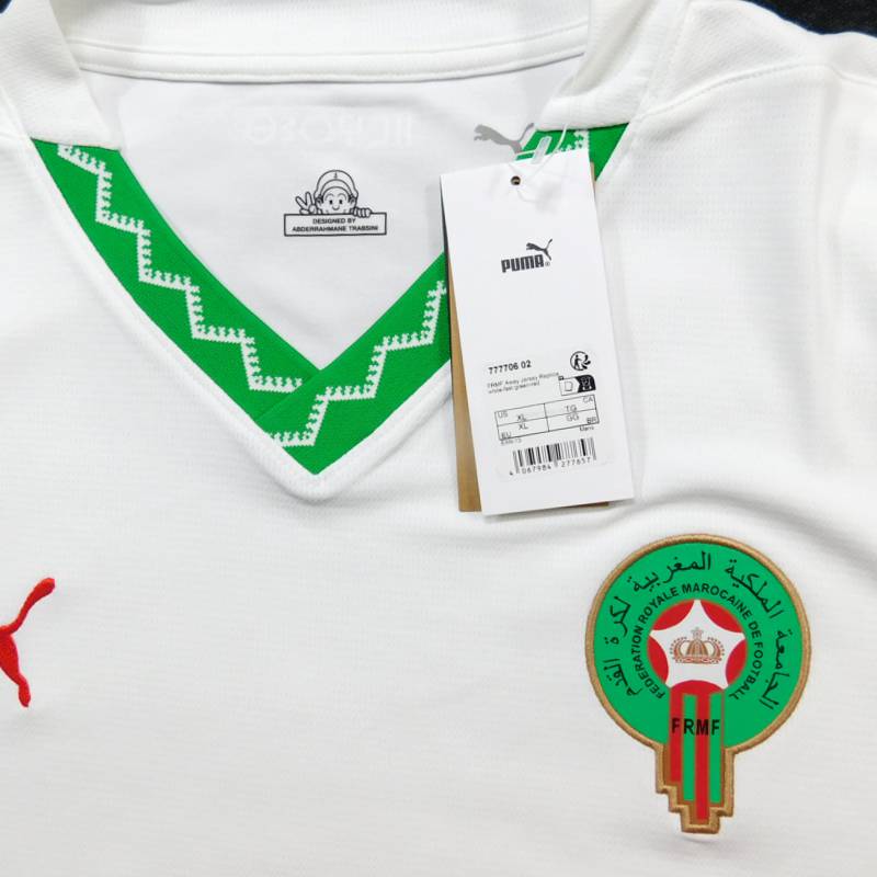 モロッコ代表 4番 ユニフォーム 選手用wcパッチ付き モロッコ代表 2026