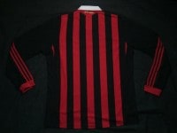 ACミラン 09　ホーム・CL　長袖　ユニフォーム　ADIDAS ＜2009シーズン＞＜ビッグイヤーパッチ+チャンピオンズリーグパッチ付き＞|セリエA|完売モデル（次回入荷未定）