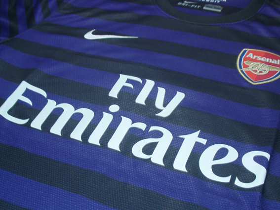 ナイキ アーセナル ポドルスキ 12/14 長袖ユニフォーム L 紙タグ付き アーセナル 12 アウェイ 半袖 ユニフォーム NIKE ＜2012シーズン＞+