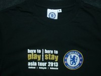 チェルシー　アジアツアー2013　Tシャツ　半袖　チームオフィシャル＜ブラック＞|その他オフィシャルプロダクト|完売モデル（次回入荷未定）