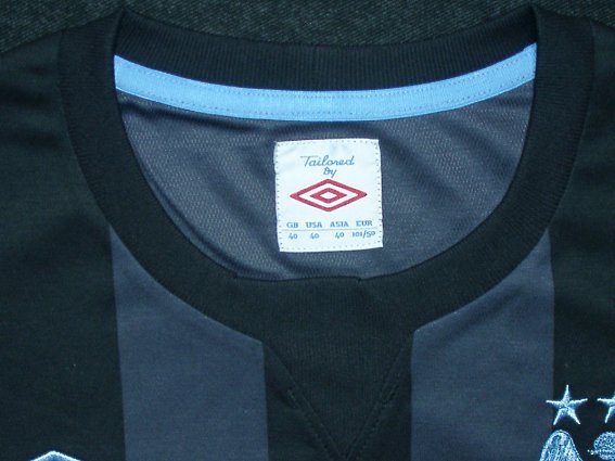マンチェスターシティ 12 UCLアウェイ 長袖 ユニフォーム UMBRO