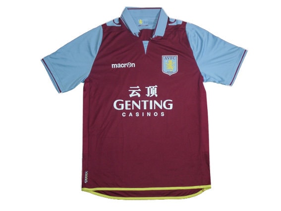 アストンビラ 12 ホーム 半袖 ユニフォーム macron 2012シーズン