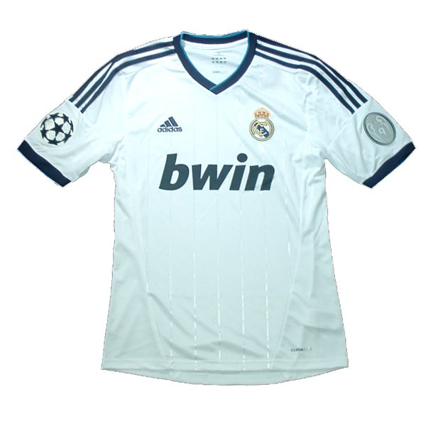 Retro long sleeve 12-13 Real Madrid Home Jersey レアル