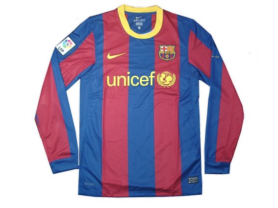 バルセロナ 10 ホーム 長袖 ユニフォーム NIKE ＜2010シーズン