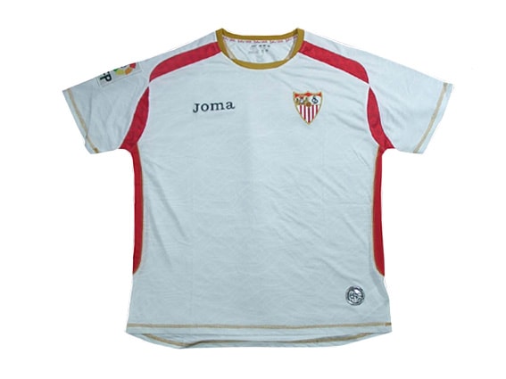 セビージャ 08 ホーム 半袖 ユニフォーム JOMA 2008シーズン | 完売