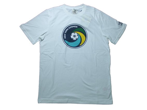 ニューヨークコスモス バッジTシャツ 半袖 UMBRO＜ホワイト＞ | 完売 