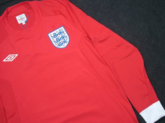 イングランド代表 2010 アウェイ 長袖 ユニフォーム UMBRO ワールド