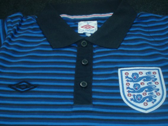 イングランド代表 ギャラクシーストライプ ポロシャツ 半袖 UMBRO
