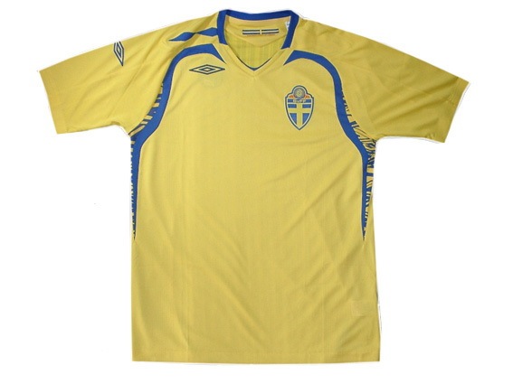 スウェーデン代表 07 ホーム 半袖 ユニフォーム UMBRO ＜ユーロ2008