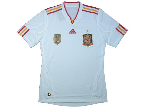 極美品 adidas W杯チャンピオンスペイン代表ユニフォーム セットアップ Adidas ワールドチャンピオン2010 スペイン代表 ユニフォーム