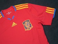 スペイン代表　2010　ホーム　半袖　ユニフォーム　ADIDAS　＜ワールドカップ2010＞|欧州各国代表|完売モデル（次回入荷未定）