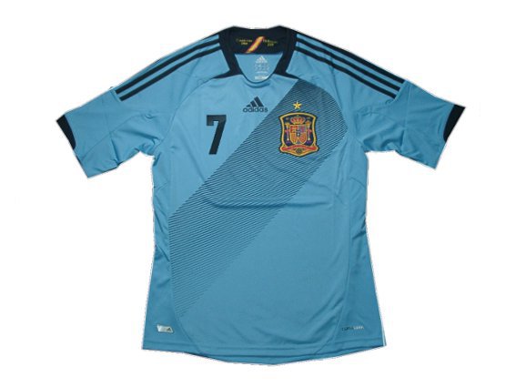 スペイン代表 12 アウェイ 半袖 ユニフォーム ADIDAS ＜ユーロ2012＞+
