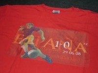 スペイン代表　欧州選手権2008メモリアルTシャツ　半袖　チームオフィシャル|その他オフィシャルプロダクト|完売モデル（次回入荷未定）