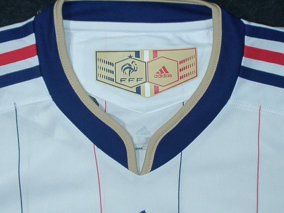 フランス代表 2010 アウェイ 半袖 ユニフォーム ADIDAS