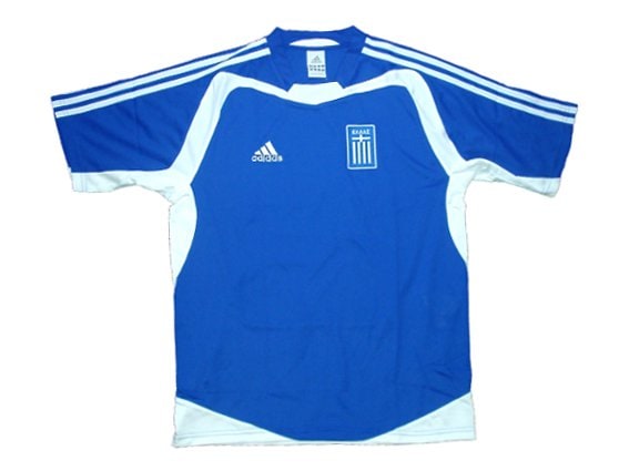 ギリシャ代表 04 ホーム 半袖 ユニフォーム ADIDAS ユーロ2004