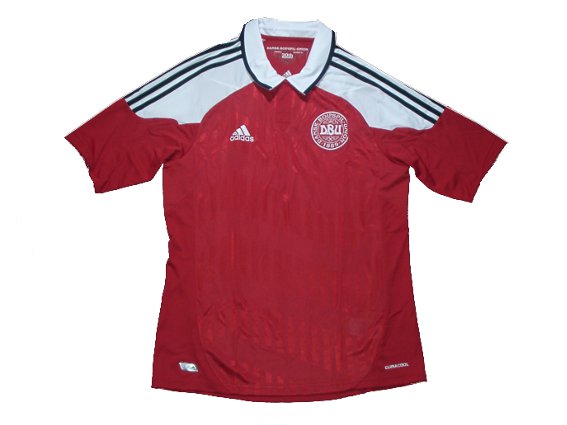 デンマーク代表 12 ホーム 半袖 ユニフォーム ADIDAS ユーロ2012