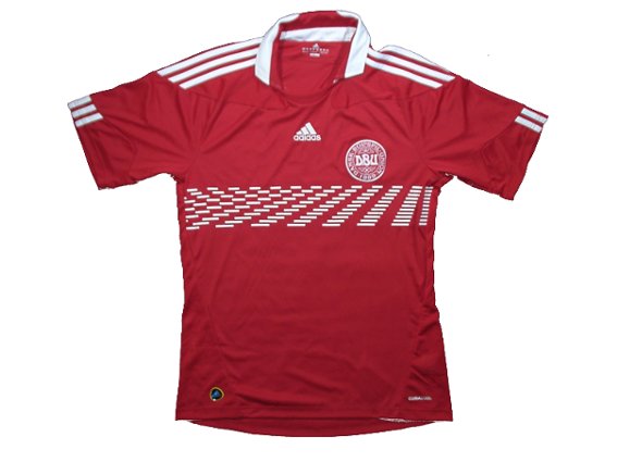 デンマーク代表 2010 ホーム 半袖 ユニフォーム ADIDAS ワールド