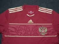 ロシア代表　2010　ホーム　半袖　ユニフォーム　ADIDAS|欧州各国代表|完売モデル（次回入荷未定）