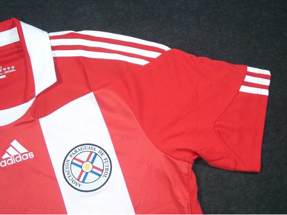 最終価格★希少(新品)adidas 2010年 パラグアイ代表 ユニフォーム パラグアイ代表 2010 ホーム 半袖 ユニフォーム ADIDAS