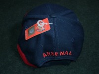 アーセナル　チームオフィシャルストライプキャップ　77926W　【送料無料＆ペイパル決済手数料無料】|その他オフィシャルプロダクト|完売モデル（次回入荷未定）