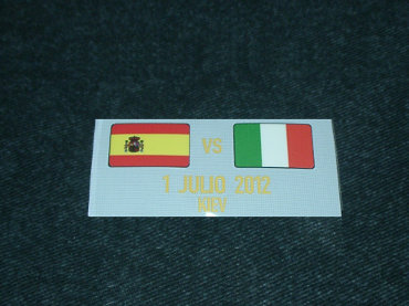 【正規品】新品タグ付き スペイン代表 2012 EURO優勝O W杯優勝パッチ オフィシャルパッチ＞ユーロ2012ファイナルマッチデイ スペイン代表