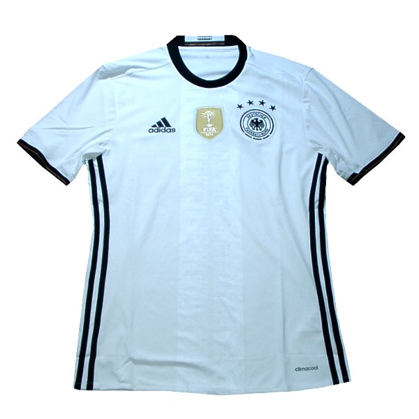ドイツ代表 16 ホーム 半袖 ユニフォーム Adidas ユーロ16 完売モデル 次回入荷未定 欧州各国代表 fb バルボラフットボール Official Soccer Goods ユニフォーム マーキング サッカーグッズ