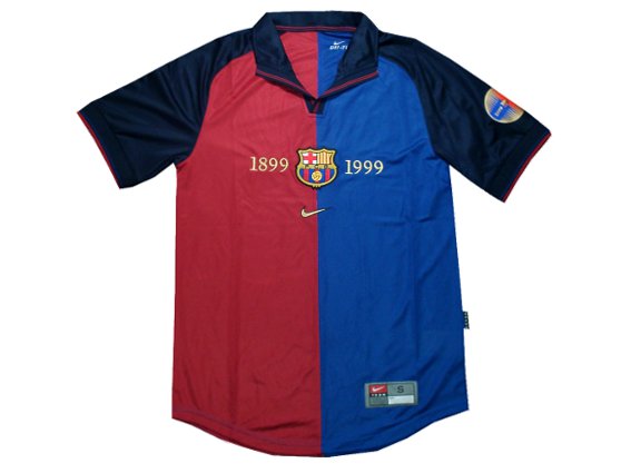 90s NIKE バルセロナ　100周年記念　ユニフォーム バルセロナ NIKE ユニフォームショップ 100周年モデル Barcelona
