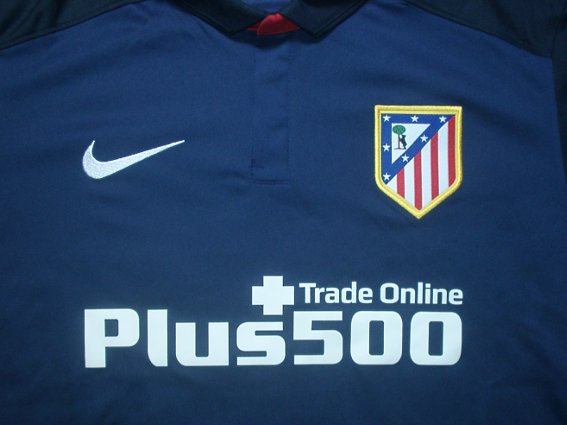 アトレティコマドリード 15 アウェイ 半袖 ユニフォーム Nike 15シーズン 2冠達成周年記念 パッチ付 旧デザイン 完売モデル 次回入荷未定 リーガエスパニョーラ fb バルボラフットボール Official Soccer Goods ユニフォーム マーキング サッカーグッズ