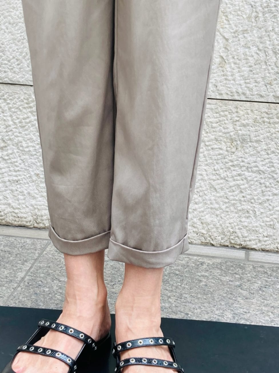 MARECHAL TERRE マルシャルテル 新定番 テーパードパンツ BEIGE／GREY