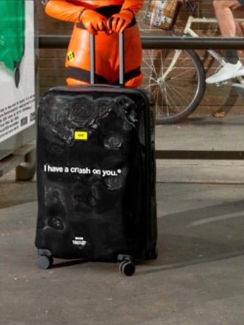 MSGM×CRASH BAGGAGE アイコン ラゲージ” 4.5kg（H79×W50×D30cm） BLACK　エムエスジーエム×クラッシュバゲージ