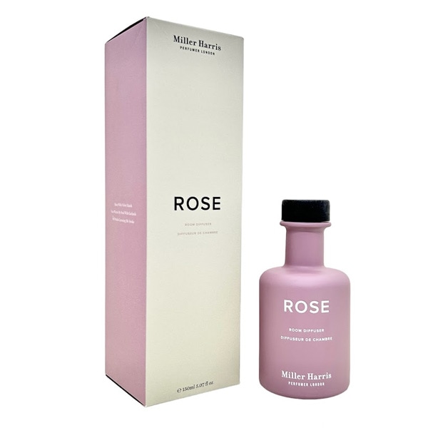 Miller　Ｈａｒｒｉｓ　ミラ‐ハリス　ルームディフュ-ザー　ローズ　150MIL 　リード8本付き