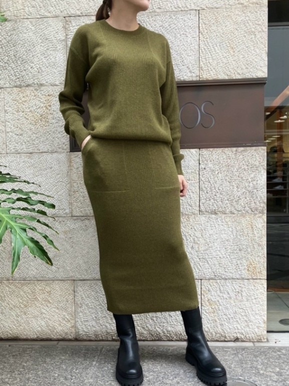 BEATING HEART　タイトニットスカート　BK016K2　KHAKI/BROWN/BLACK/NAVY　ビーティングハート