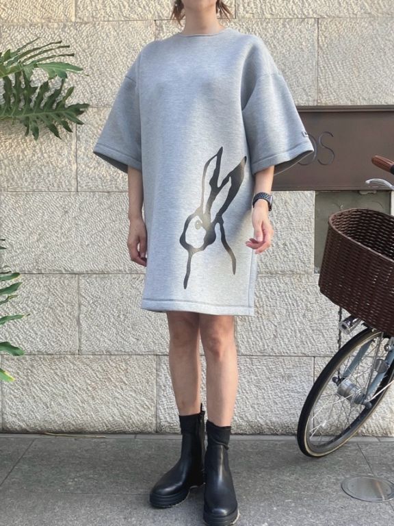 MSGM   バ二－ボンディングワンピース   3941MDA24X   GREY (97)  エムエスジーエム