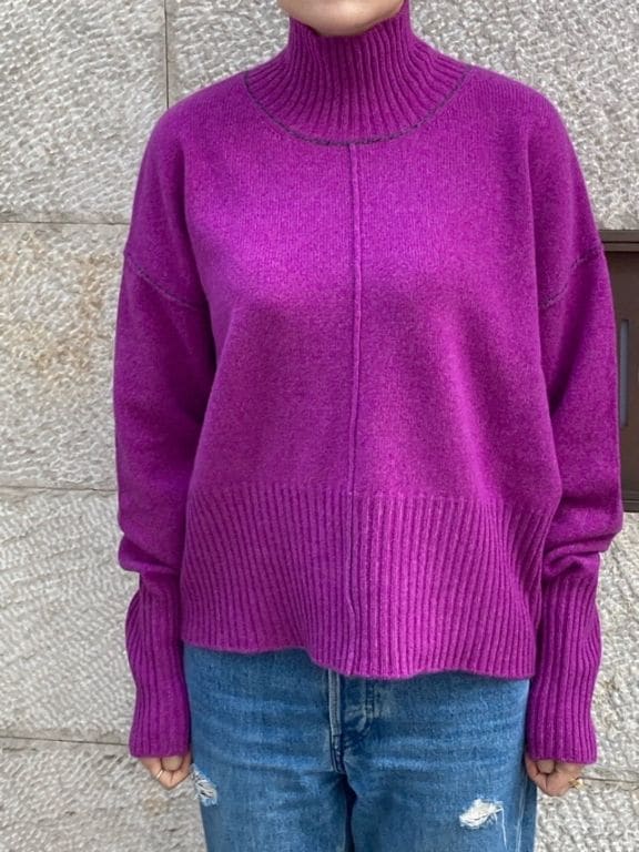 AKANE UTSUNOMIYA アカネ ウツノミヤ  フロントラインハイネック  AKES－006 PURPLE/BLUE/CHARCOAL GRAY 