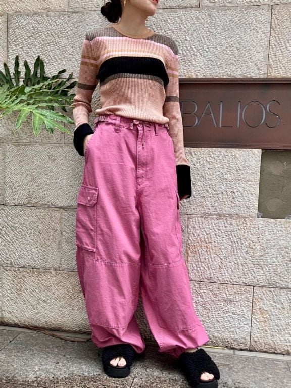 M53 フランス軍 F-2 カ－ゴパンツ MP-050 エムゴーサン KHAKI / PINK