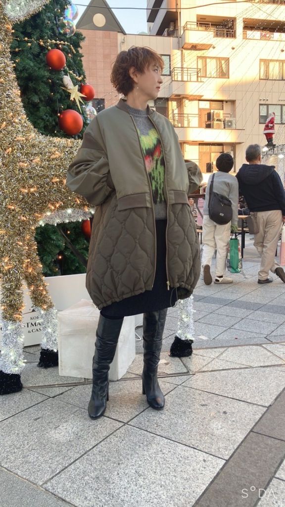 MARECHALTERRE　ZMT254CO331　MA-1キルティングドッキングコート　NAVY（028）OLIVE（048） マルシャルテル