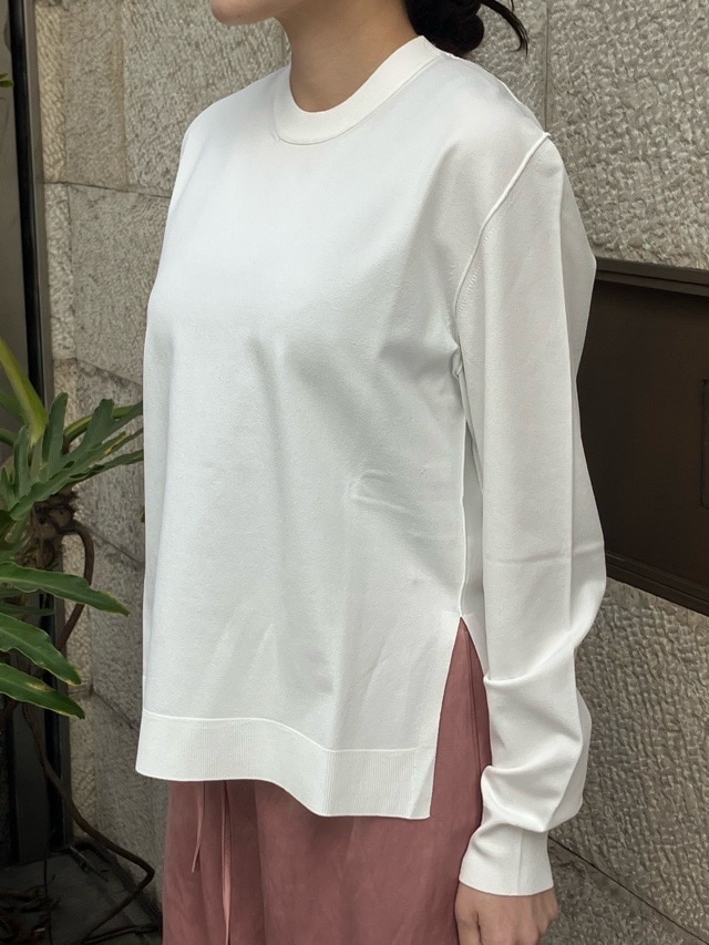 BEATINGHEART　BK006M1   ヴィスコース ストレッチ ヤーン プルオ―バ－  WHITE (N0) / BLACK（N6）    ビーティングハート