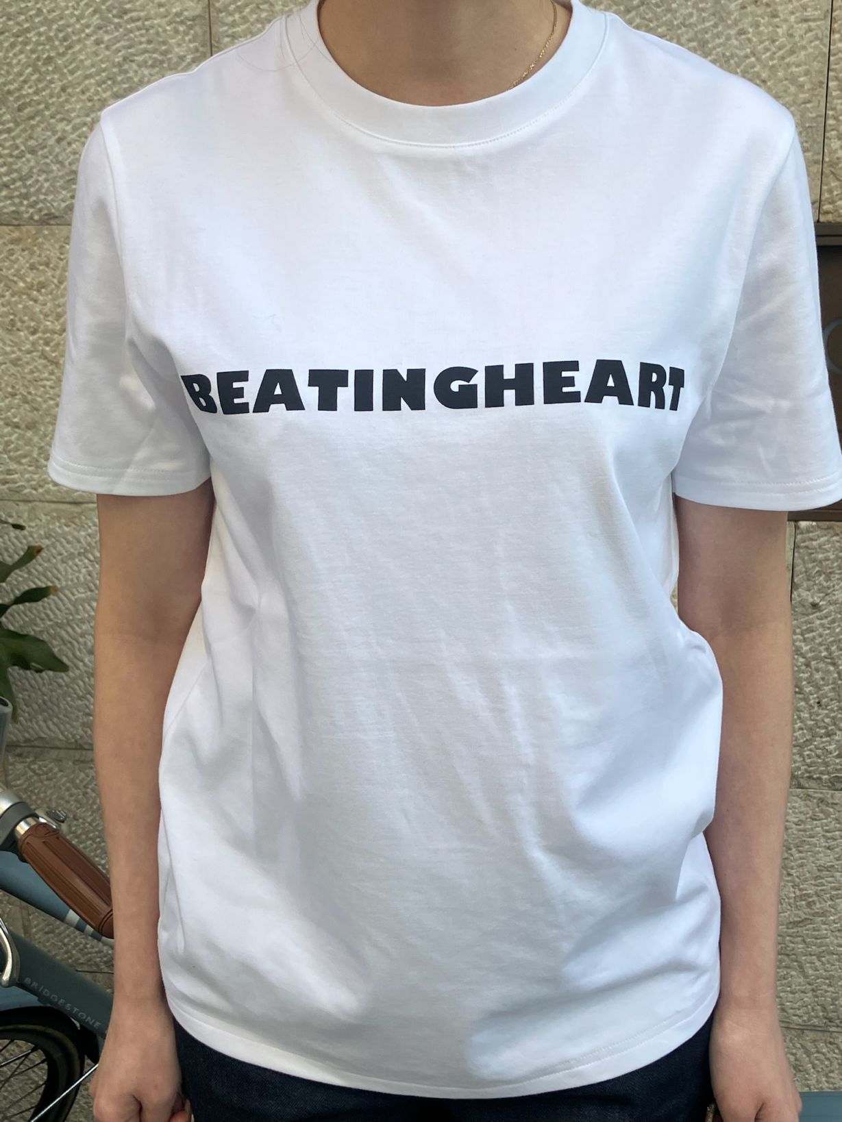 BEATINGHEART　半袖ロゴTシャツ   BT009M1  NAVY (B8) / KHAKI(K5) / WHITE (N0)   ビーティングハート