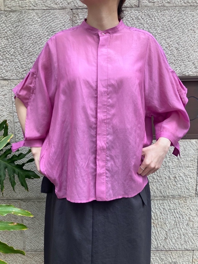 HARIKAE  シア－シャツブラウス  PINK  H0486  ハリカエ