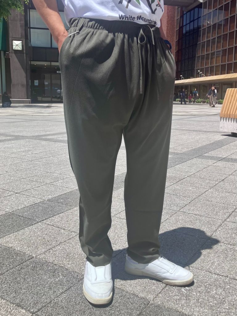 WhiteMountaineering　WM2671417　Wair　TAPERED　パンツ　BLACK/CHARCOAL ホワイトマウンテニアリング