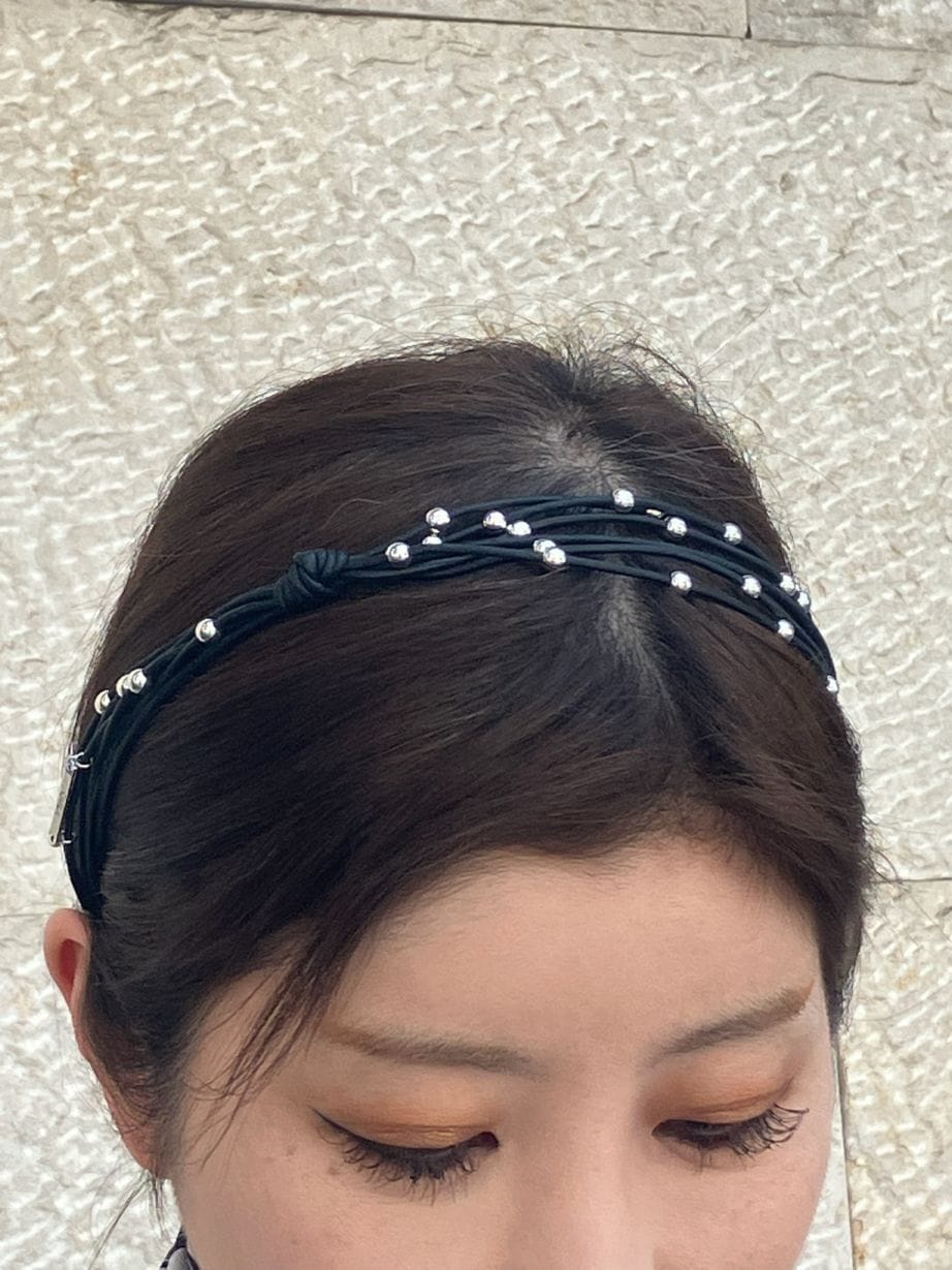 新品未使用タグ付き　CA4LA　カシラ　黒　ベルベットカチューシャ　日本製 CA4LA カシラ CECILE ワックスコード カチューシャ BLACK SHK-01311
