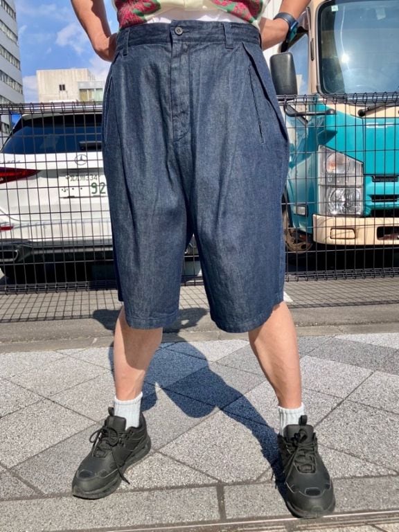 White Mountaineering 　ＷＭ2471403　デニムショ－トパンツ　INDIGO　ホワイトマウンテニアリング